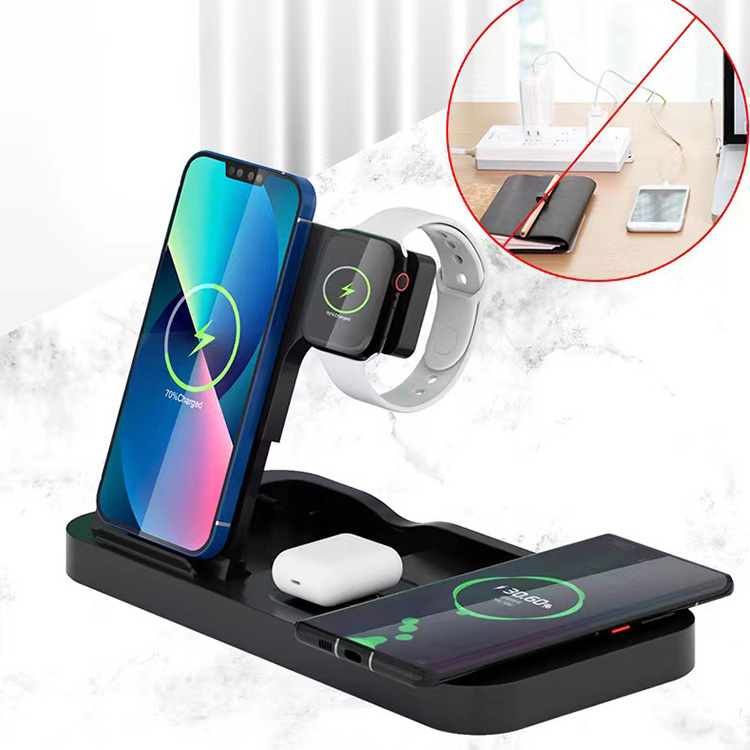 Multifunctional 4-in-1 Wireless Charger